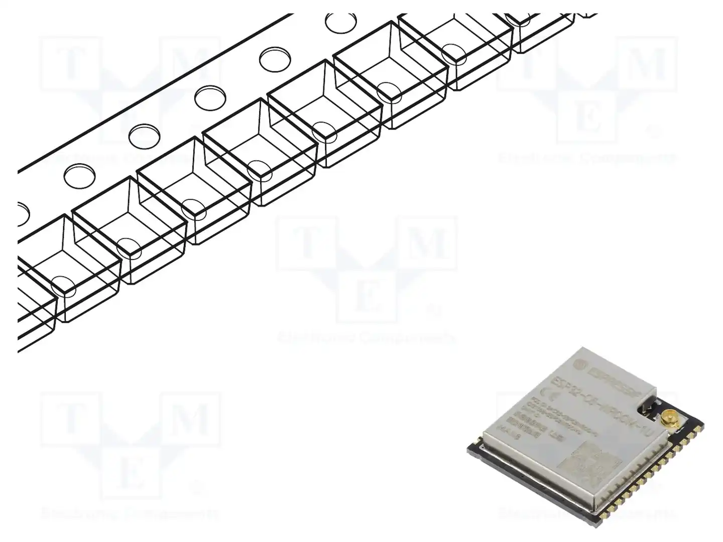 ESPRESSIF ESP32-C6-WROOM-1U-N8 — Модули IoT (WiFi/Bluetooth)