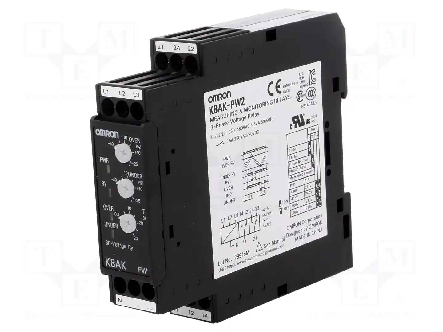 OMRON K8AK-PW2 — Контрольные реле