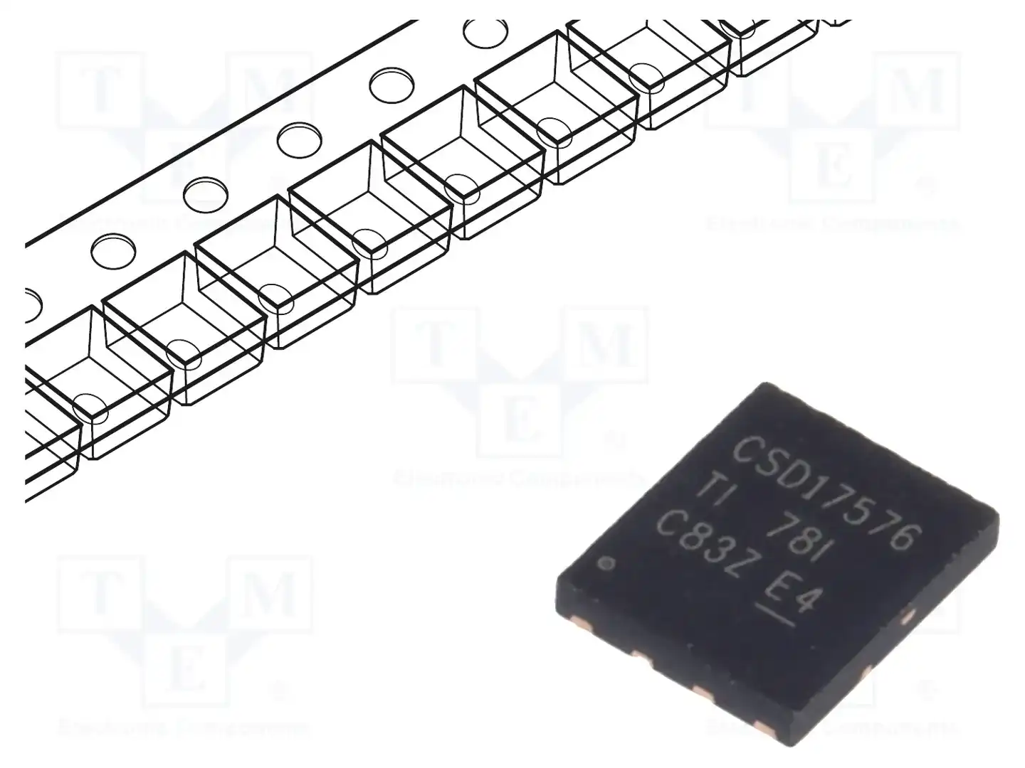 Texas Instruments CSD17576Q5BT — Транзисторы с каналом N SMD