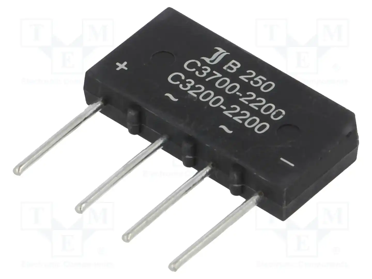 DIOTEC SEMICONDUCTOR B250C3700A — Однофазные мосты диодные плоские