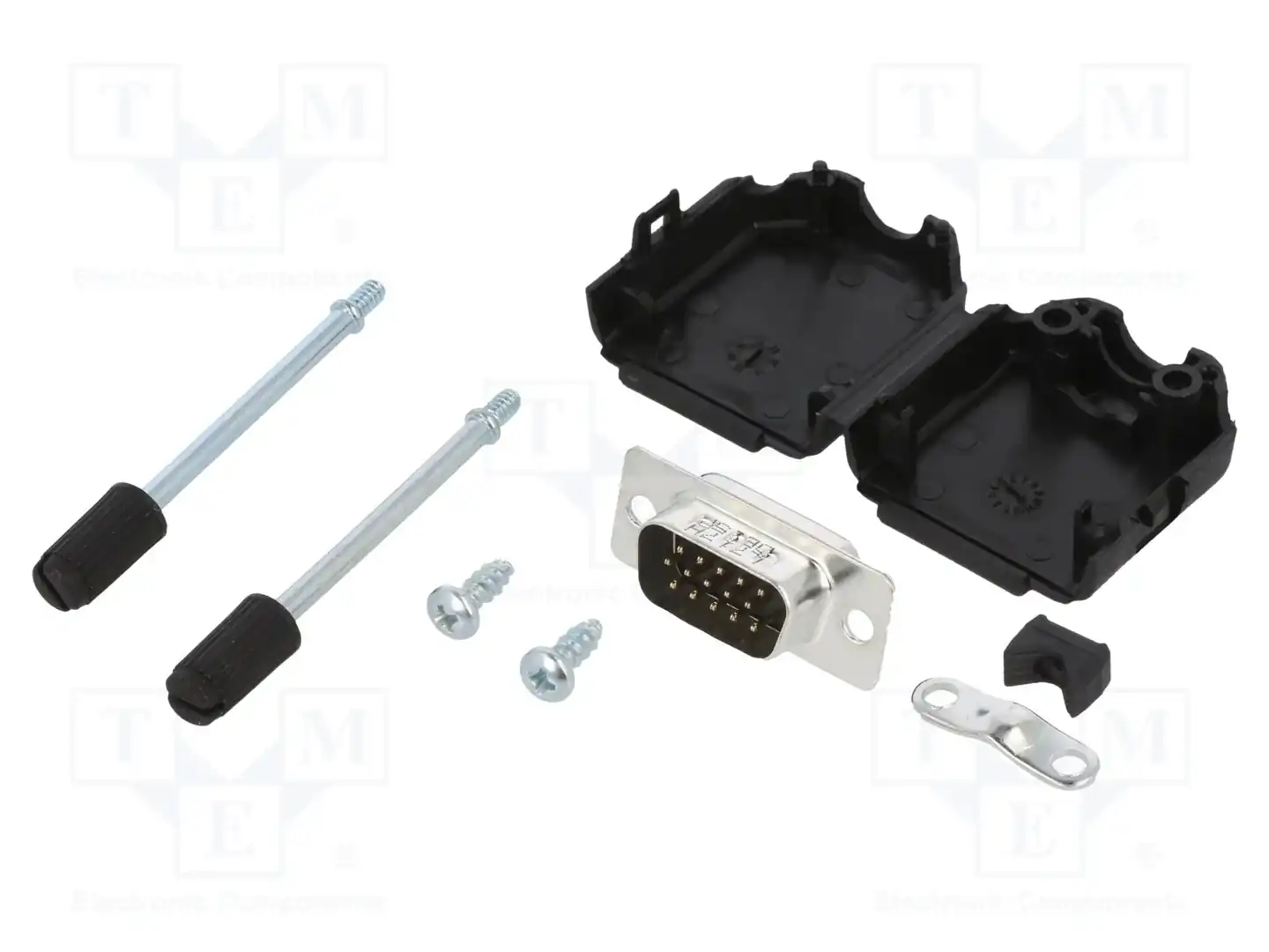 AMPHENOL COMMUNICATIONS SOLUTIONS L17DPPK09-BK+L717HDE15P — Комплектные штекеры D-Sub