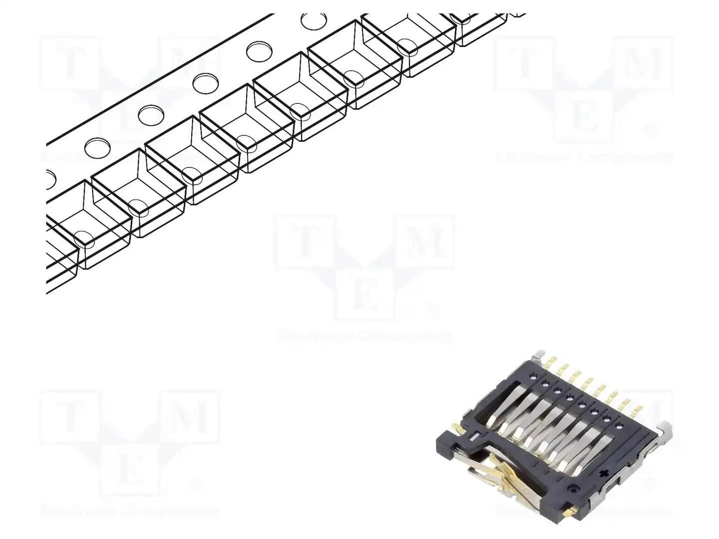 HIROSE DM3D-SF — Разъeмы для карт