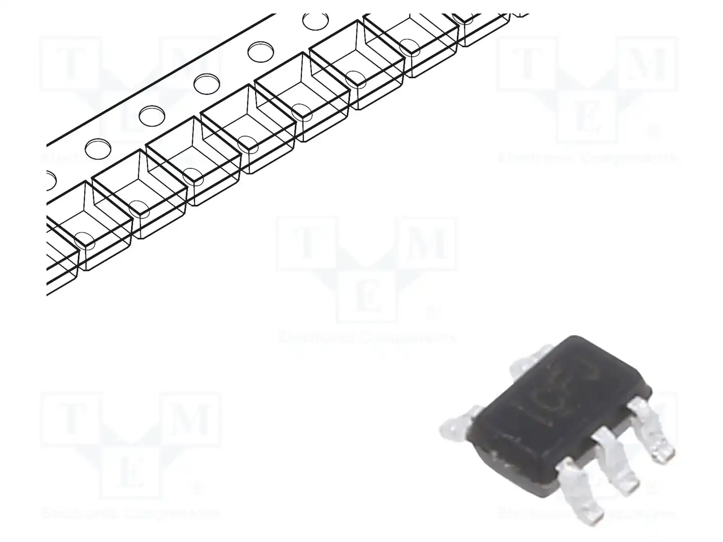 Texas Instruments SN74LVC1G14DCKT — Ворота, инверторы