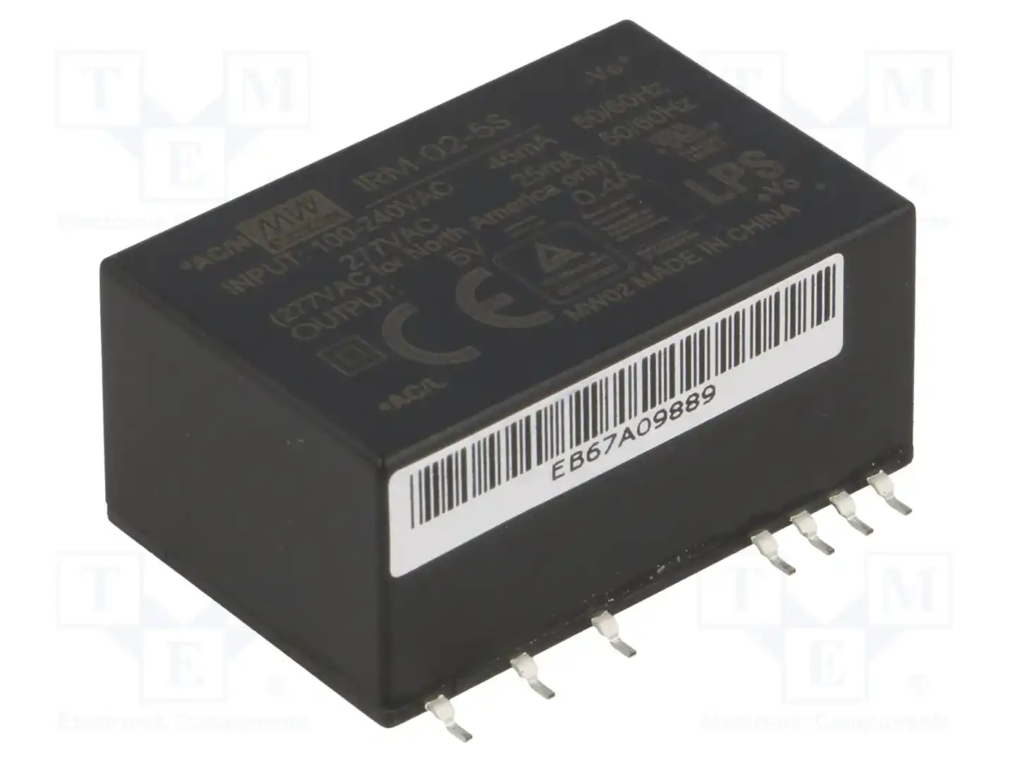 MEAN WELL IRM-02-5S — Преобразователи AC/DC для PCB