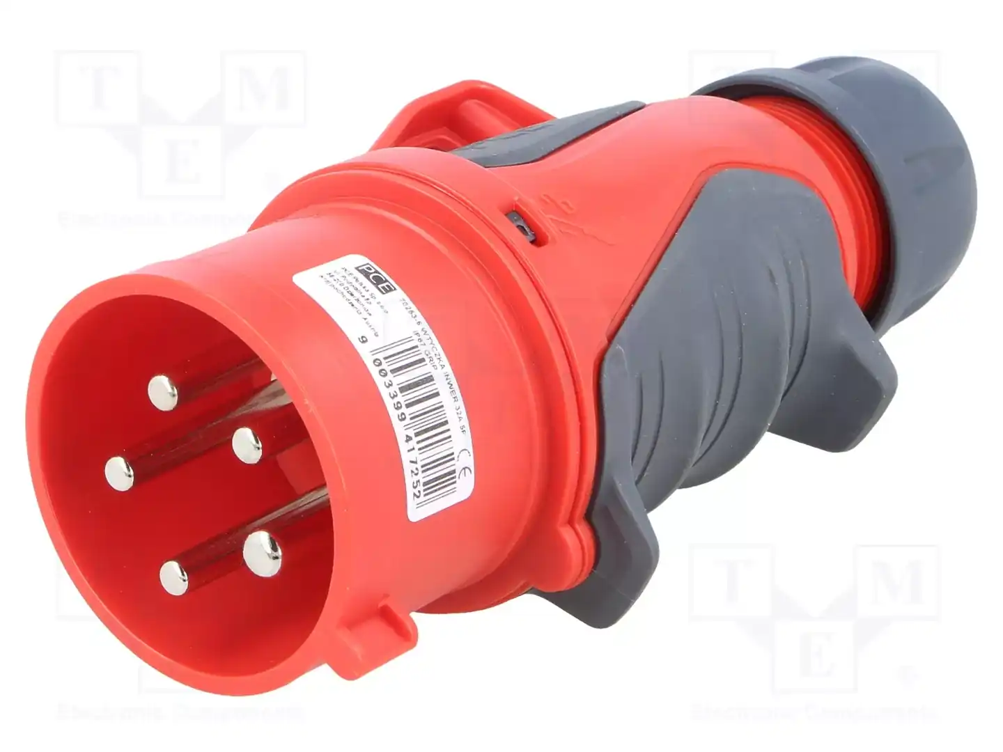 PCE 70253-6 — Многофазные разъемы IEC 60309