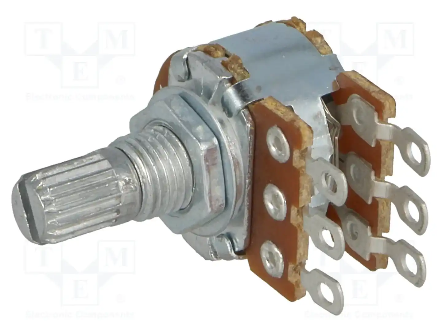 SR PASSIVES R16148-1B-1-B10K — Потенциометры однооборотные угольные