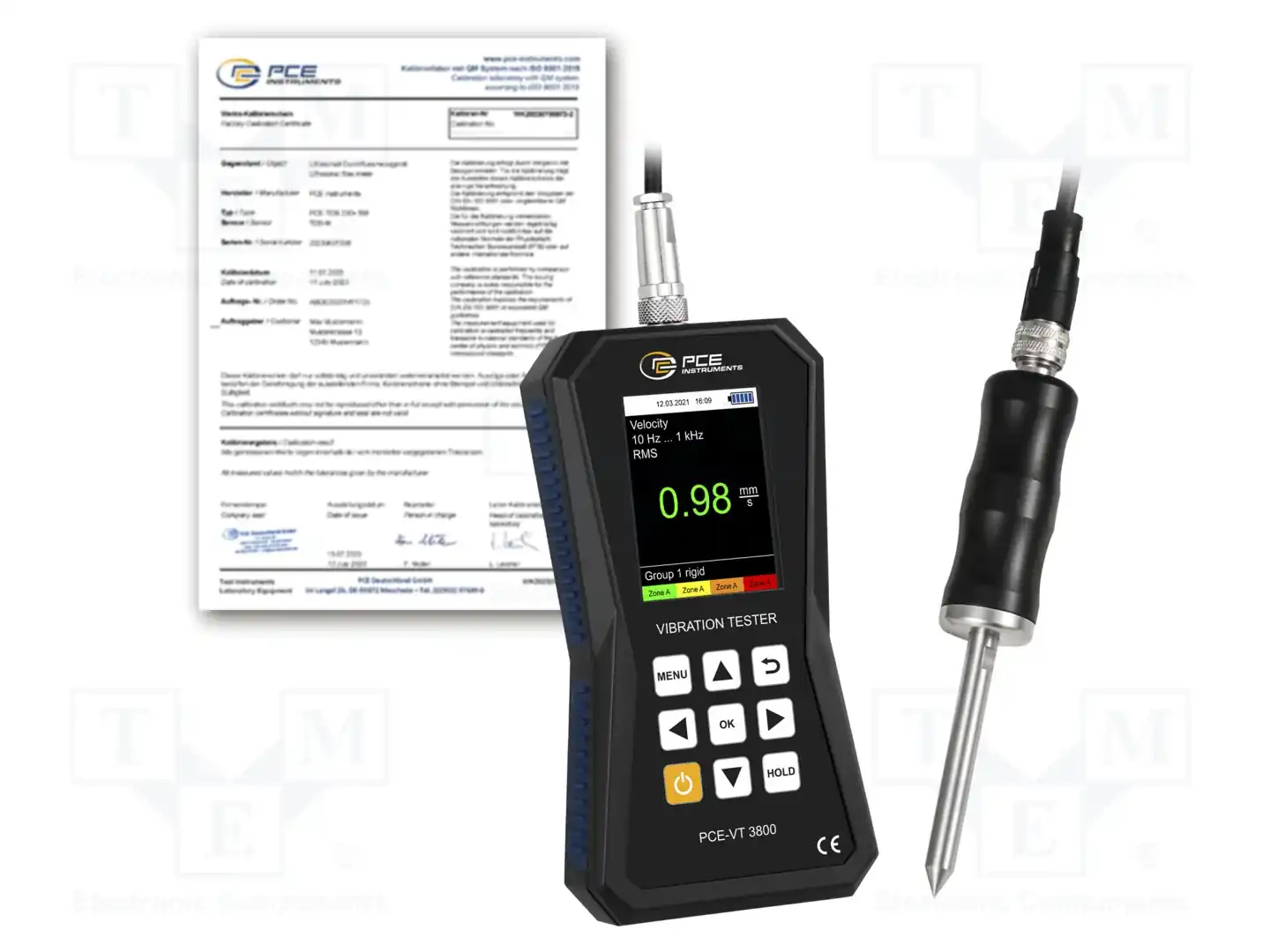 PCE INSTRUMENTS PCE-VT 3800S-ICA — Виброметры