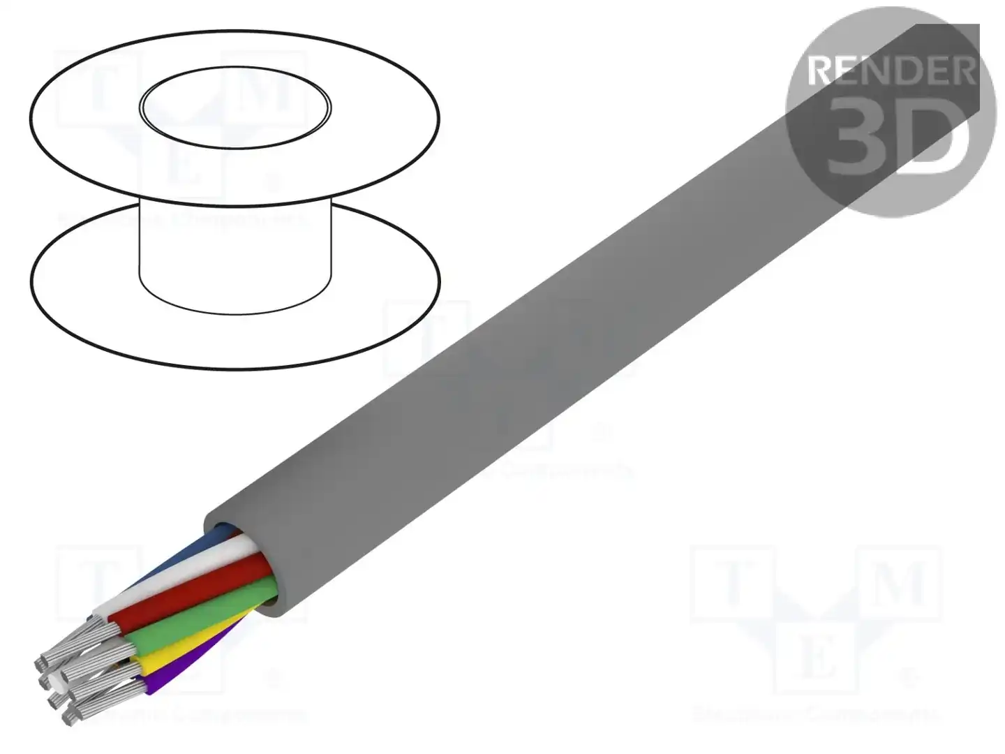 ALPHA WIRE 1179C SL005 — Провода многожильные неекранированные