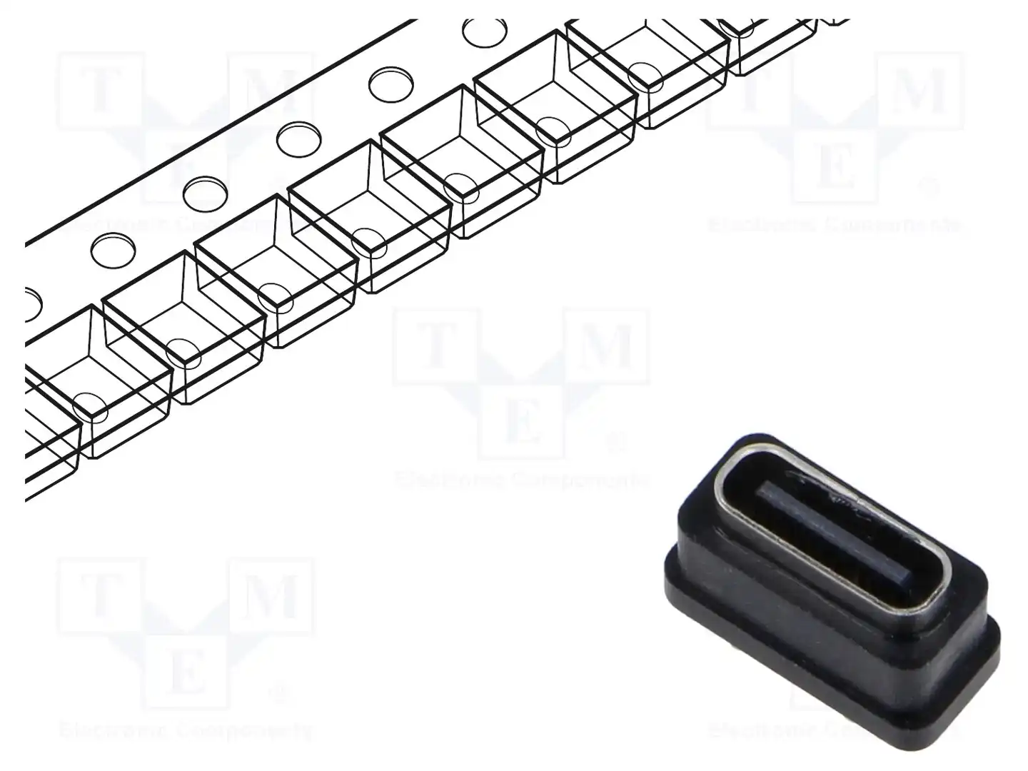 GCT USB4725-03-C-KIT — Разъeмы USB и IEEE1394