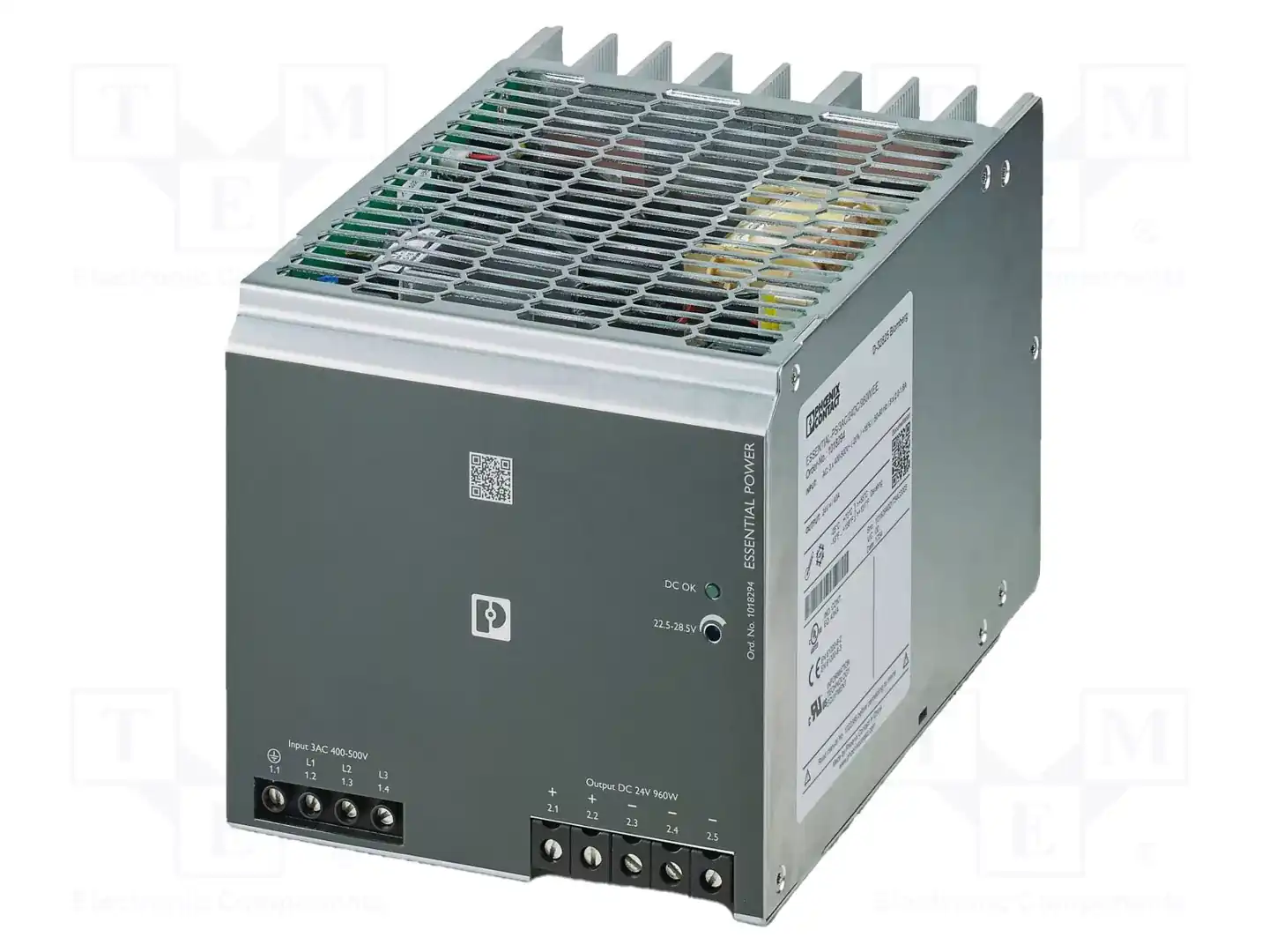 PHOENIX CONTACT ESSENTIAL-PS/3AC/24DC/960W/EE — Блоки питания на DIN-рейку