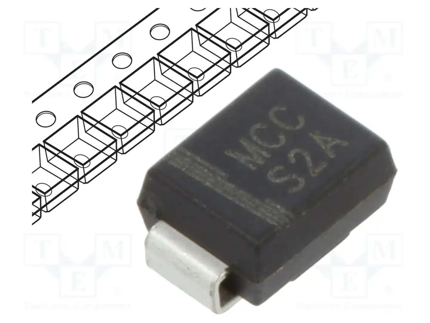 MICRO COMMERCIAL COMPONENTS S2A-LTP — Универсальные диоды SMD