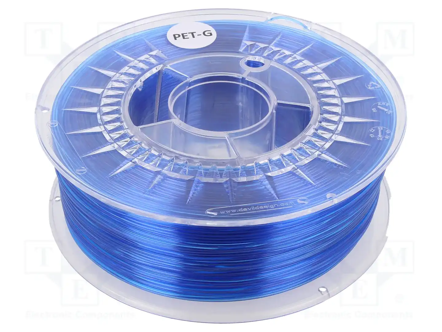 DEVIL DESIGN PETG 1,75 SUPER BLUE TRANSPARENT — Принтеры 3D и аксессуары