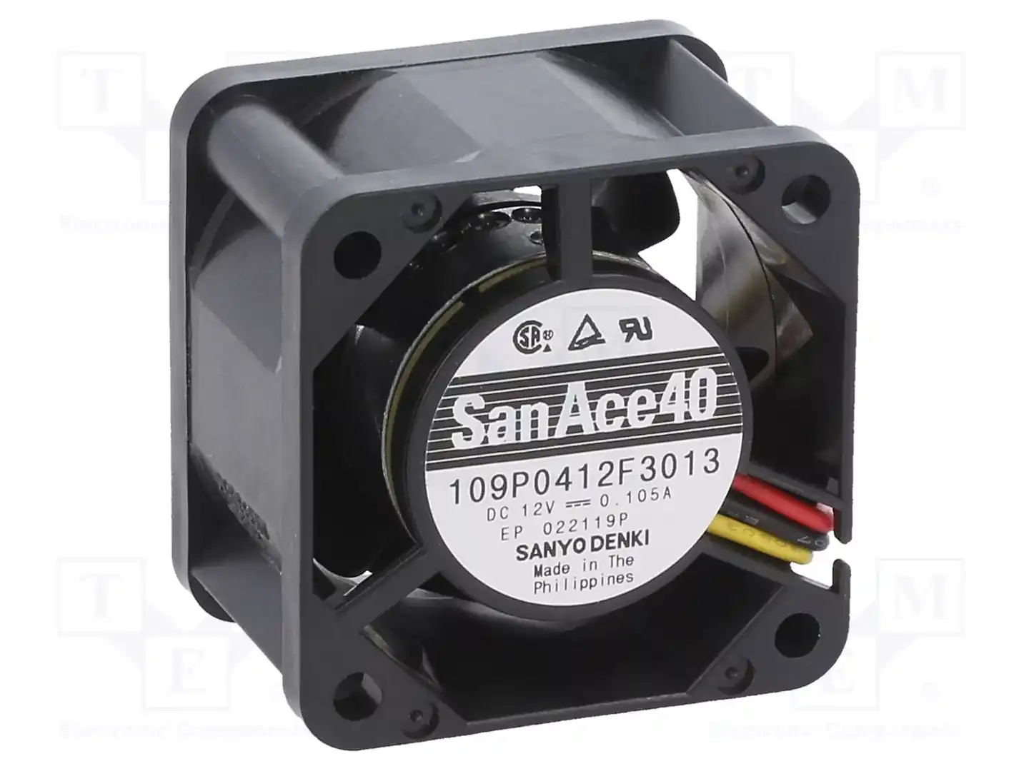 SANYO DENKI 109P0412F3013 — Вентиляторы DC 12V