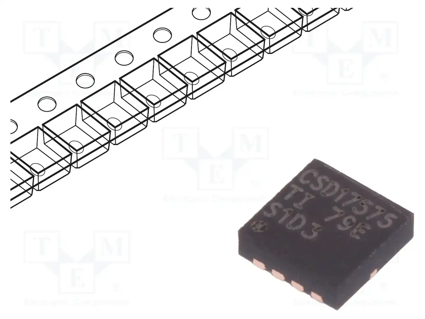 Texas Instruments CSD17575Q3T — Транзисторы с каналом N SMD