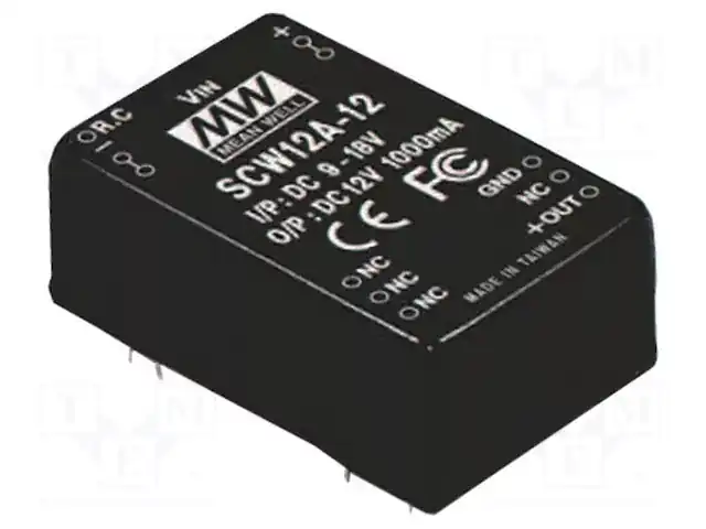 MEAN WELL SCW12A-12 — Преобразователи DC/DC