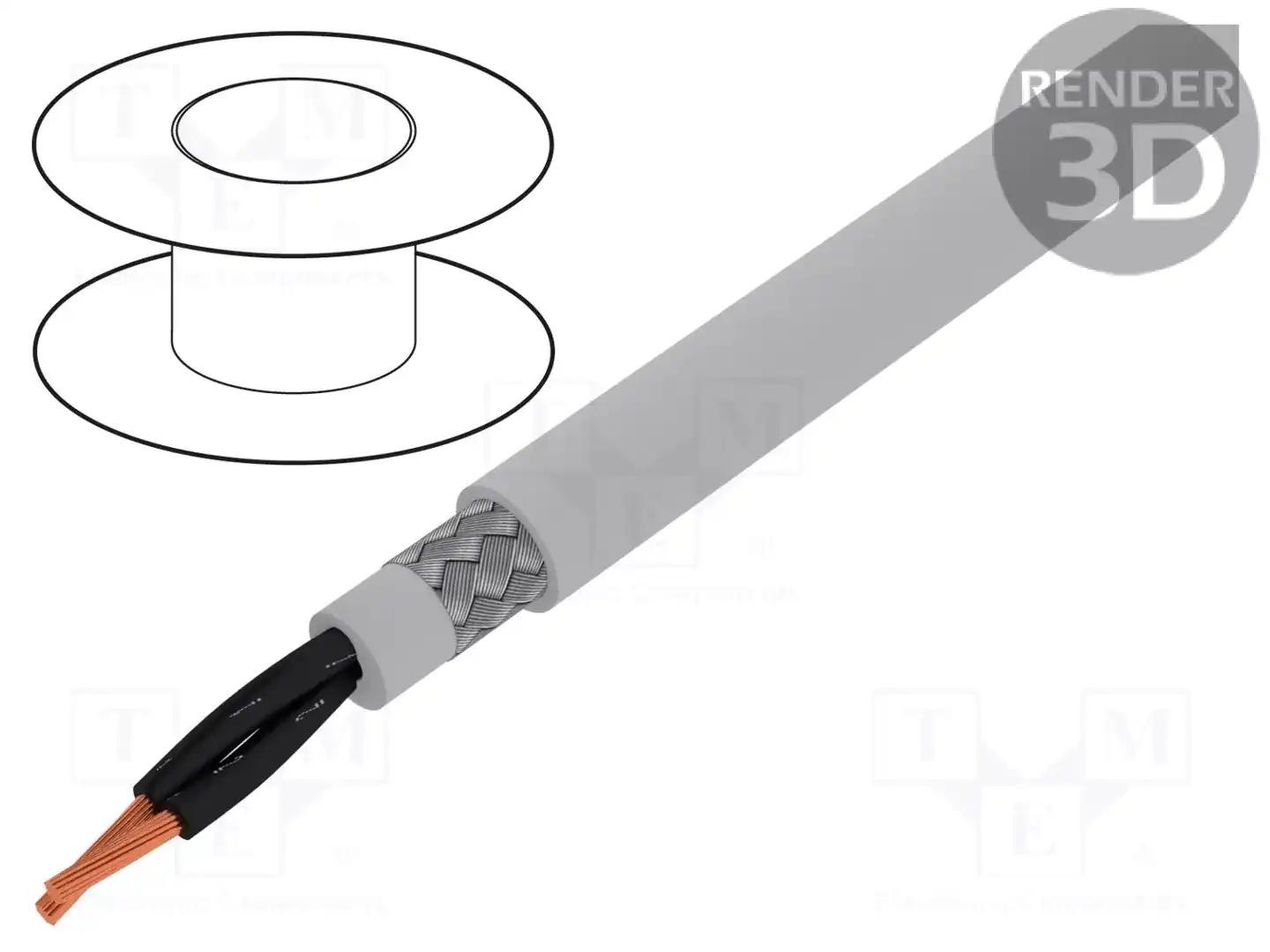 ALPHA WIRE 470215CY GE321 — Провода многожильные экранированные