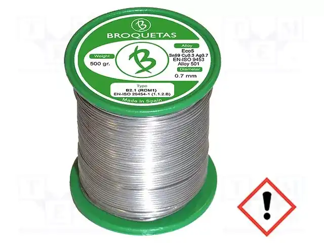 BROQUETAS B09PW15-12070-16V103 — Паяльные провода бессвинцовые