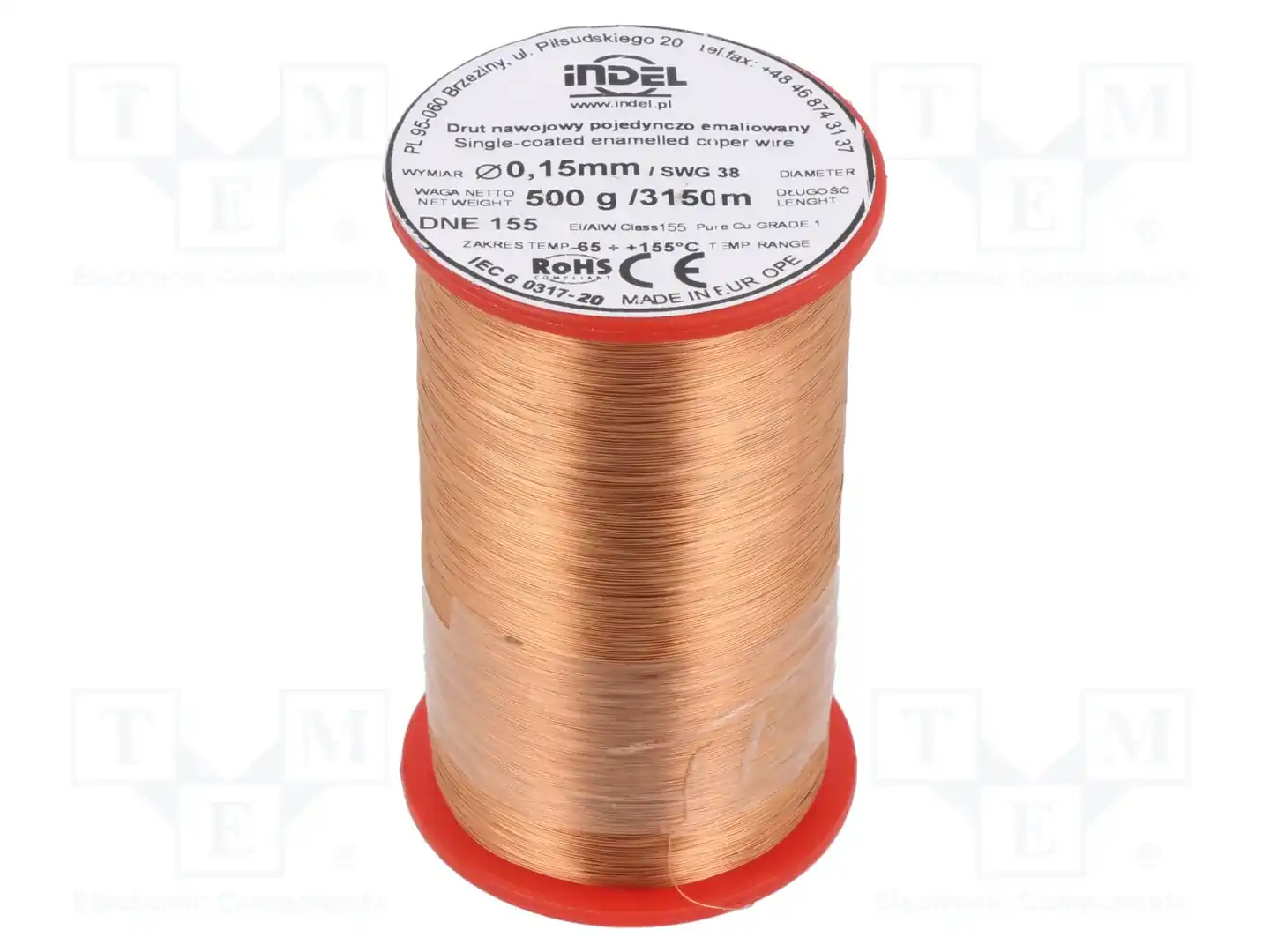 INDEL DNE0,15-500G — Проволока обмоточная