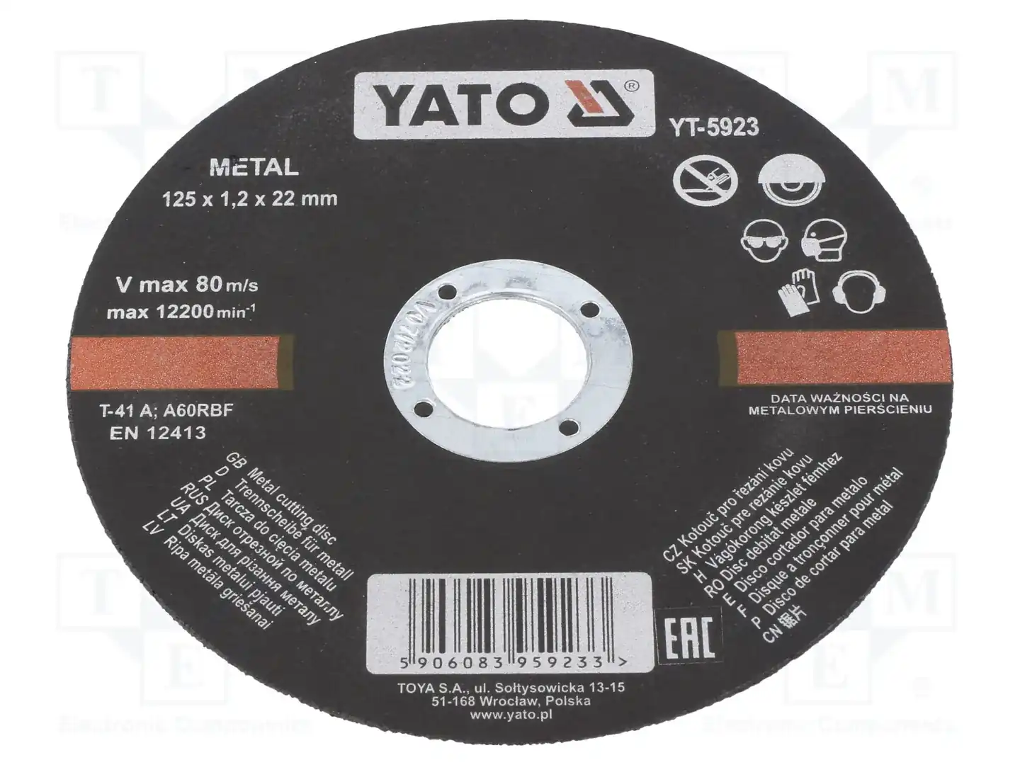 YATO YT-5923 — Диски для резки и шлифовки