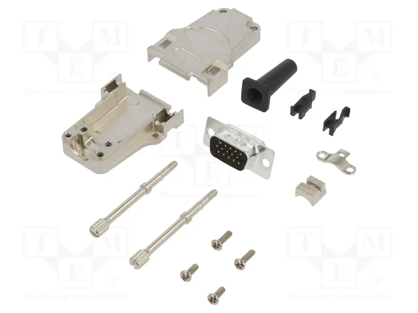 AMPHENOL COMMUNICATIONS SOLUTIONS L17DTZF09-LJS-RG+L717HDE15P — Комплектные штекеры D-Sub