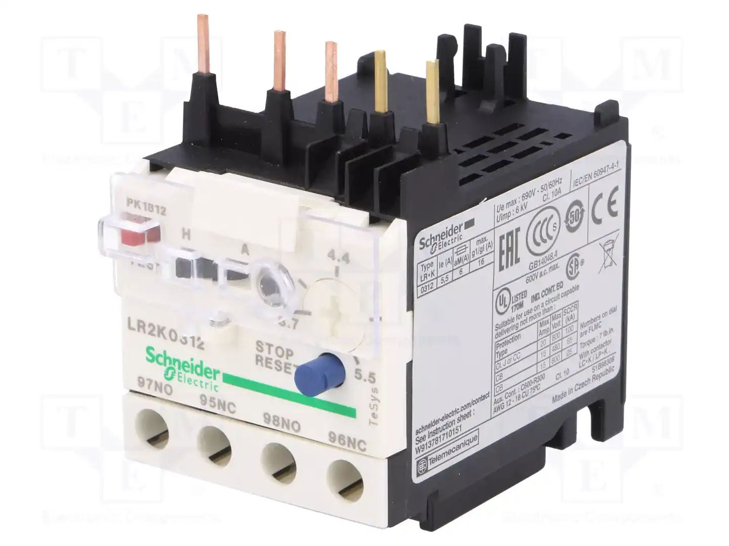SCHNEIDER ELECTRIC LR2K0312 — Контакторы - дополнительное оборудование