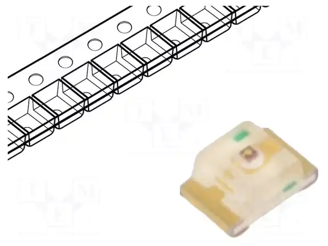 ROHM SEMICONDUCTOR SML-210VTT86 — Светодиоды SMD цветные