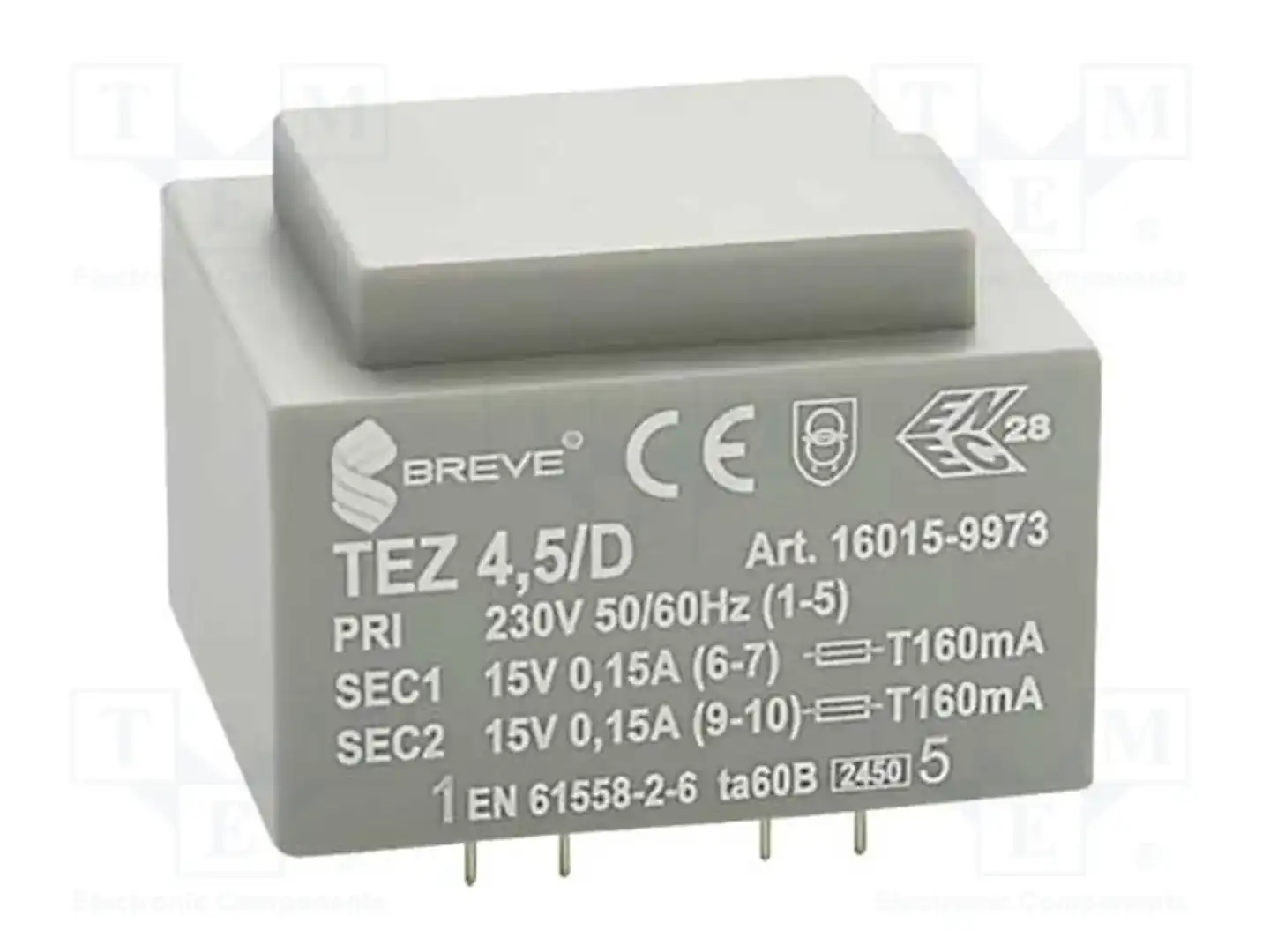 BREVE TUFVASSONS 16015-9973 — Трансформаторы PCB