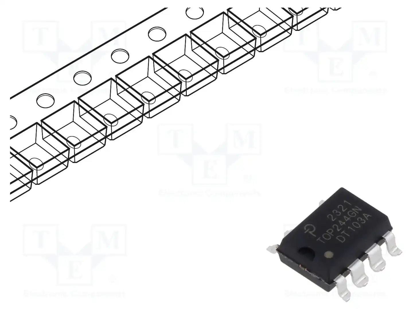 POWER INTEGRATIONS TOP244GN-TL — Регуляторы напряжения - микросхемы ШИМ