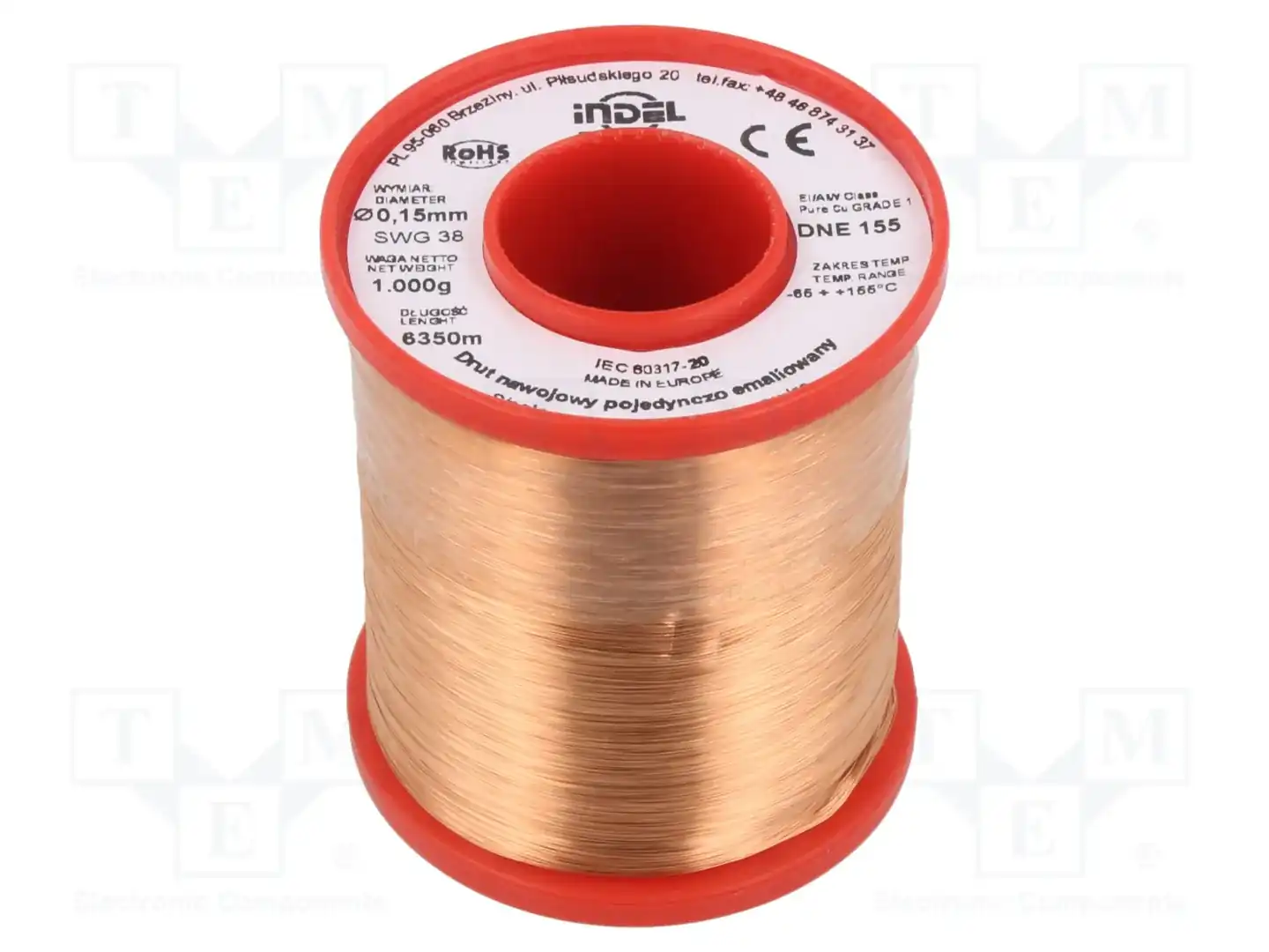 INDEL DNE0,15-1KG — Проволока обмоточная