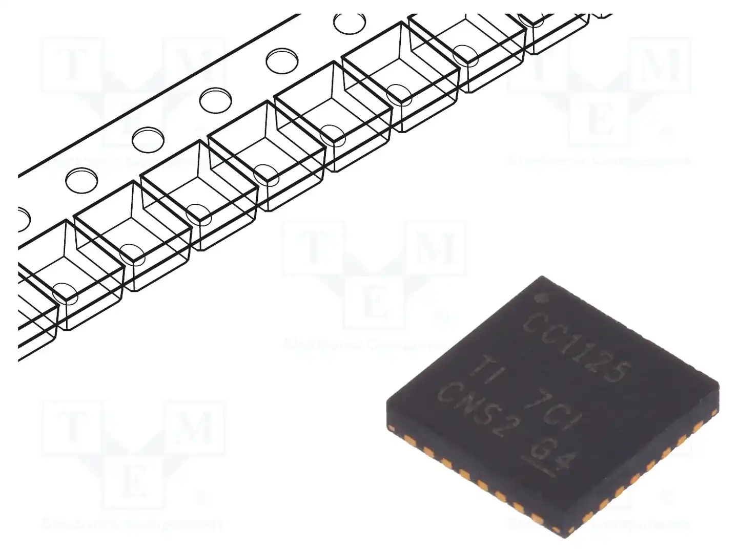 Texas Instruments CC1125RHBT — Микросхемы - интерфейсы осталь