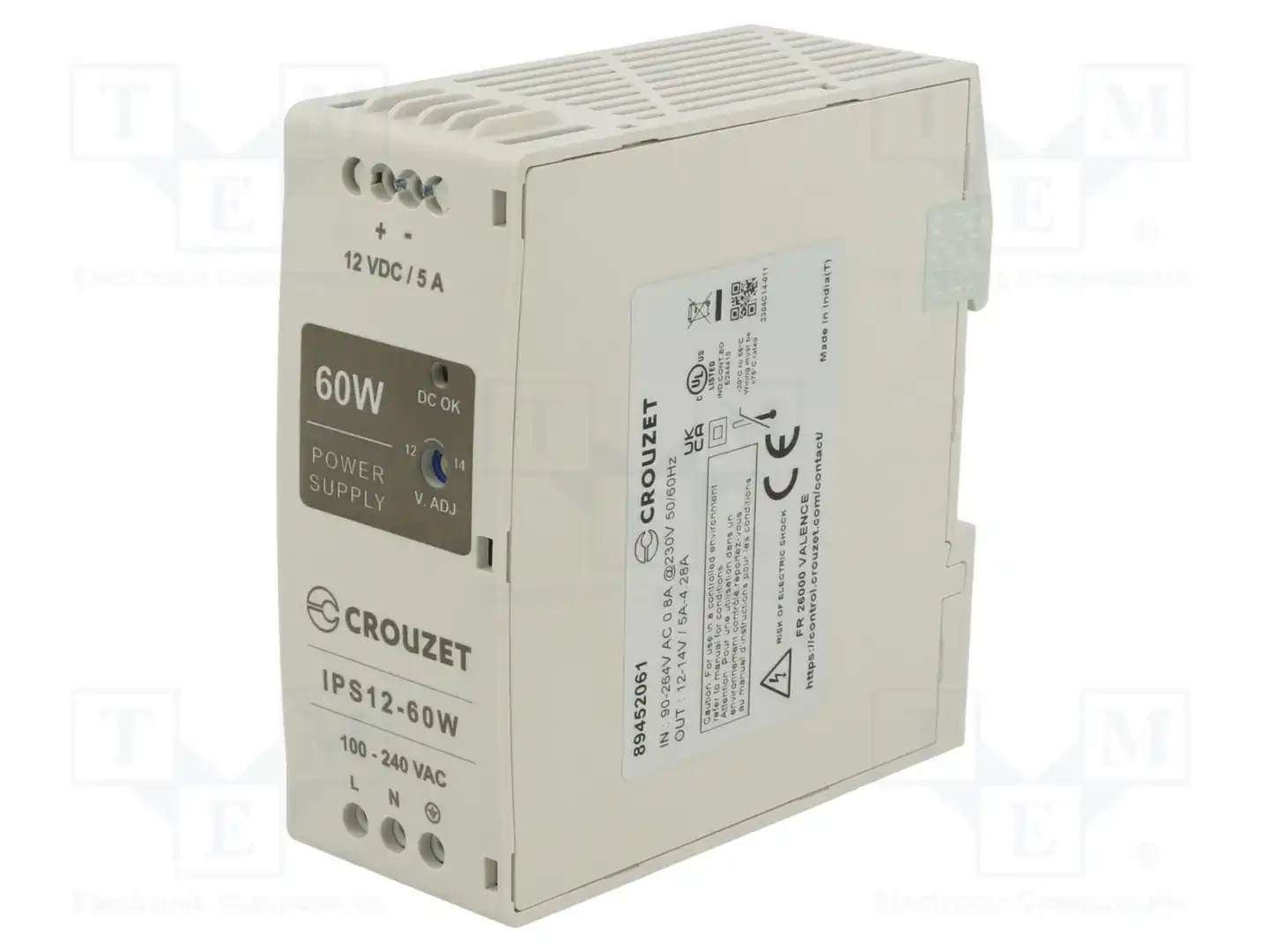 CROUZET 89452061 — Блоки питания на DIN-рейку