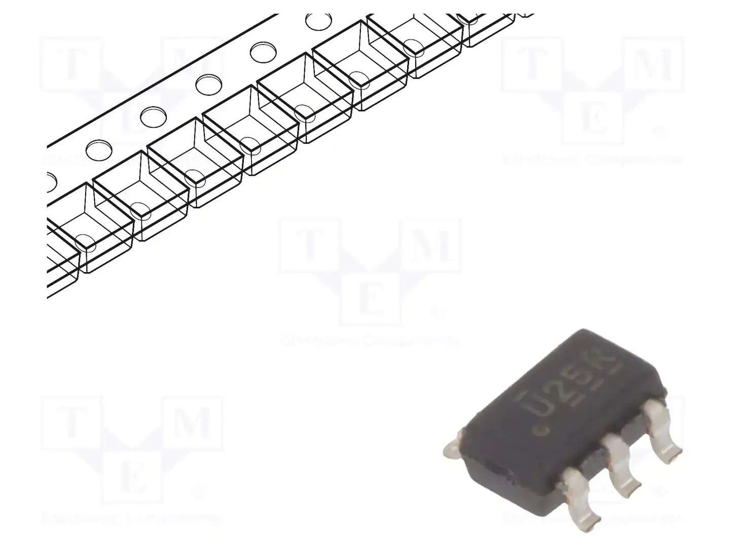 Texas Instruments SN74AUC1G125DBVR — Буферы, передатчики, контроллеры