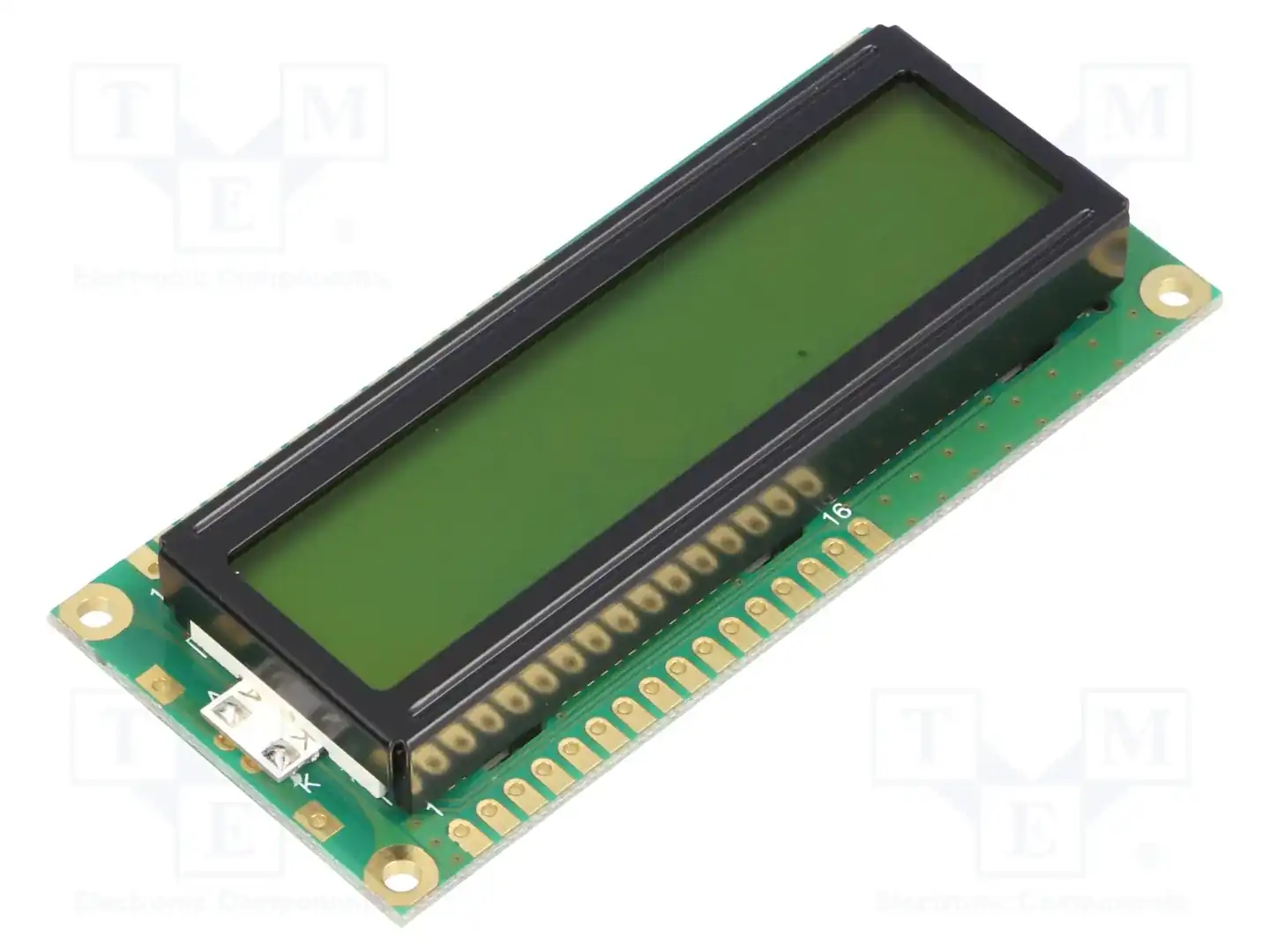 POWERTIP NPC1602LRU-GWB-H — Дисплеи LCD буквенно-цифровые