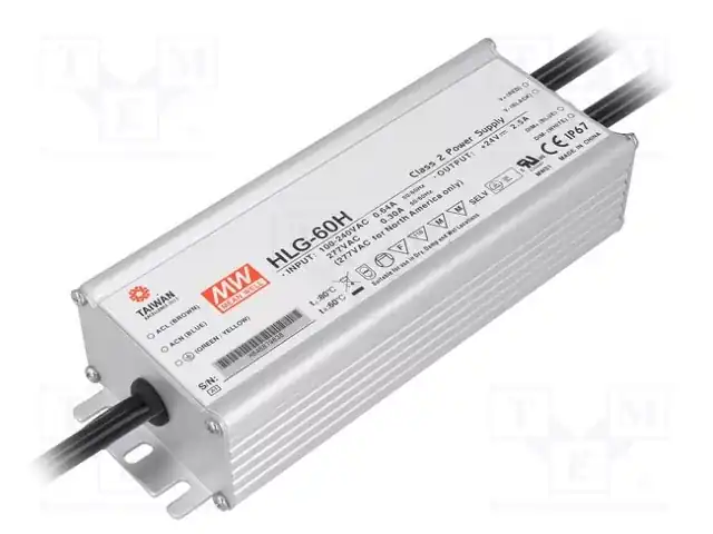 MEAN WELL HLG-60H-20B — Блоки питания для LED
