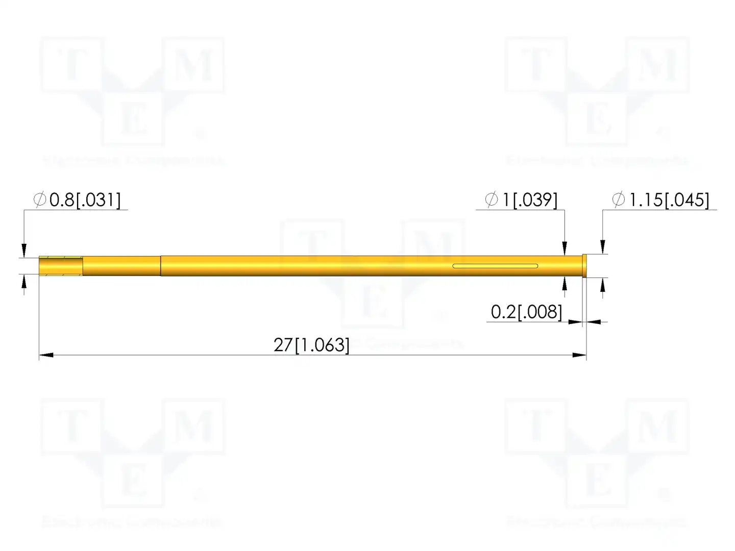 INGUN KS-087M0.7H — Гнёзда для измерительных щупов
