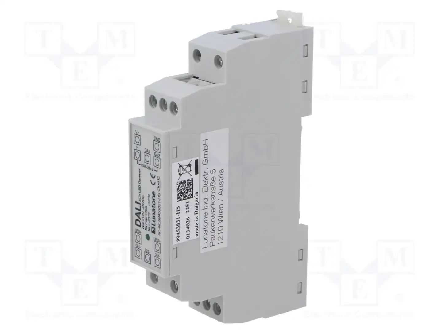 Lunatone DALI DT8 RGBW LED DIMMER 16A, DIN RAIL — Блоки питания для LED
