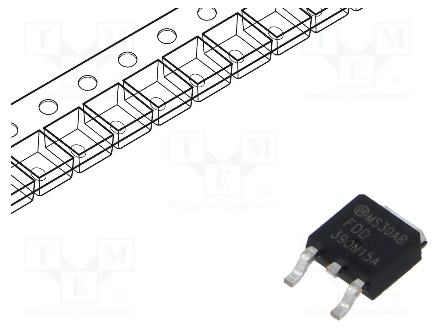 onsemi FDD390N15A — Транзисторы с каналом N SMD