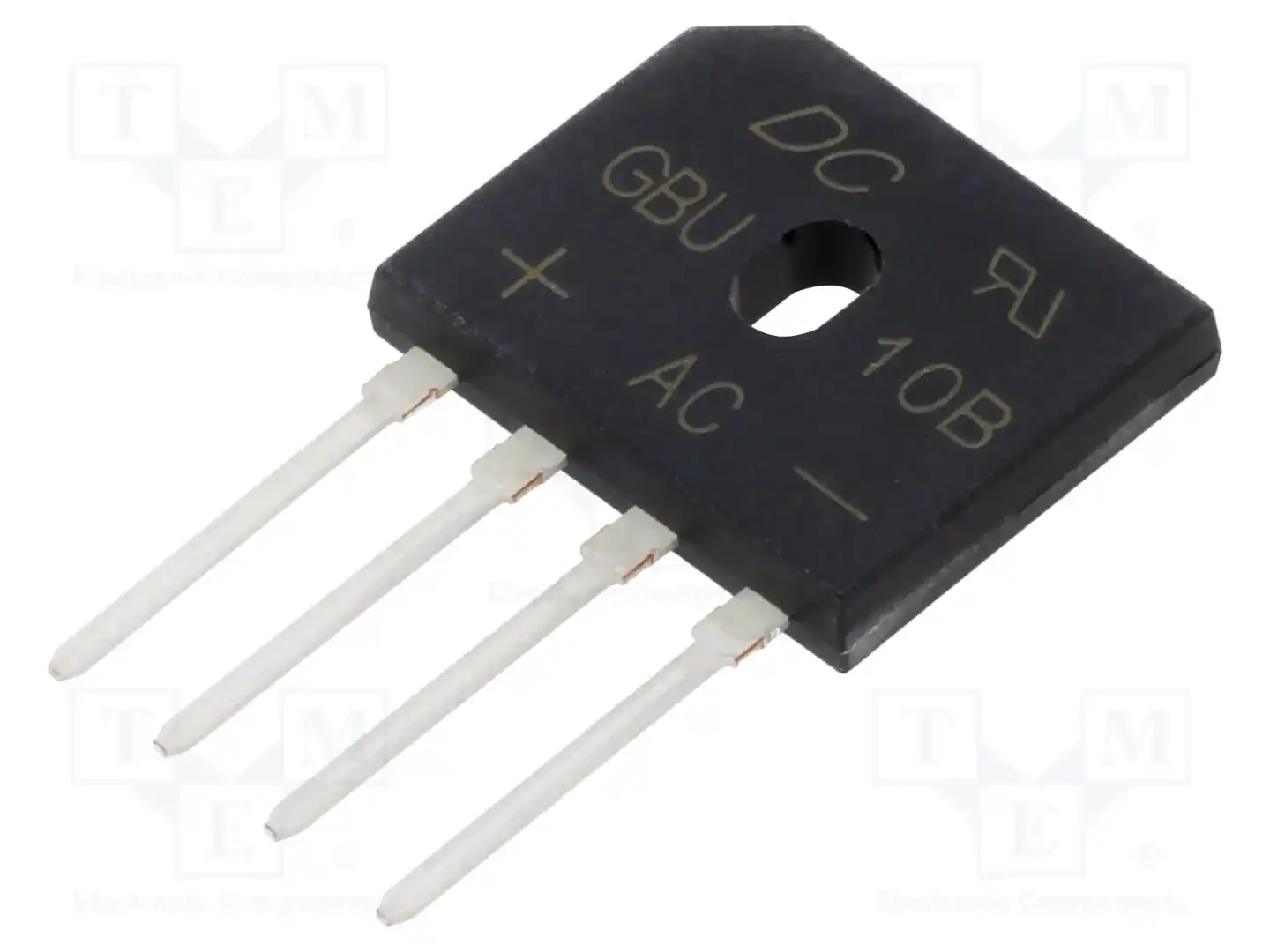 DC COMPONENTS GBU10B — Однофазные мосты диодные плоские
