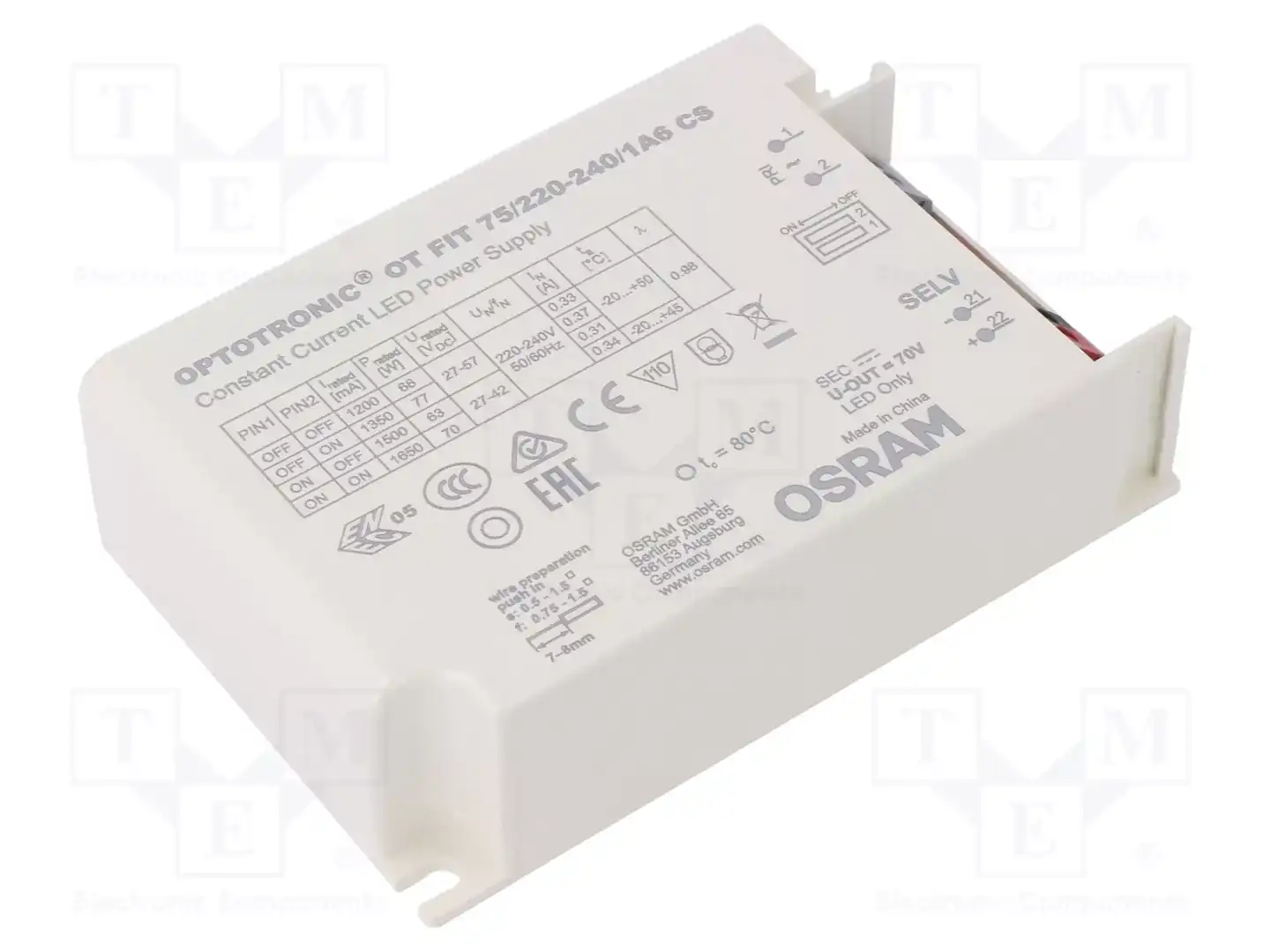 ams OSRAM OT FIT 75/220-240/1A6 CS — Блоки питания для LED