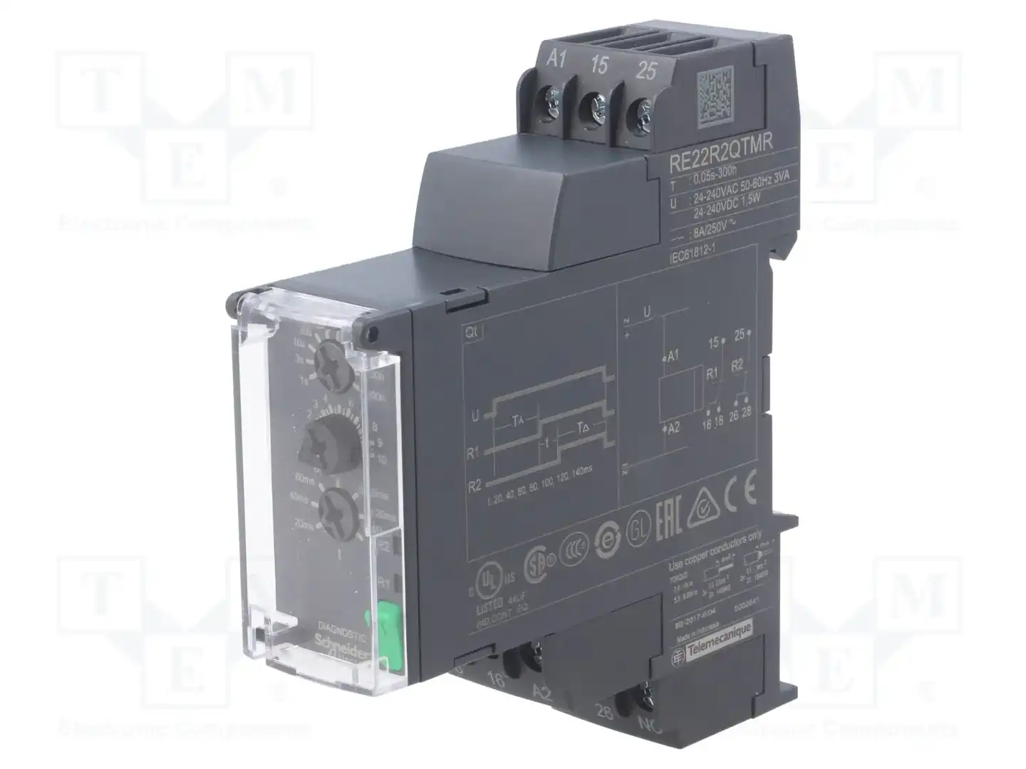 SCHNEIDER ELECTRIC RE22R2QTMR — Временные аналоговые реле