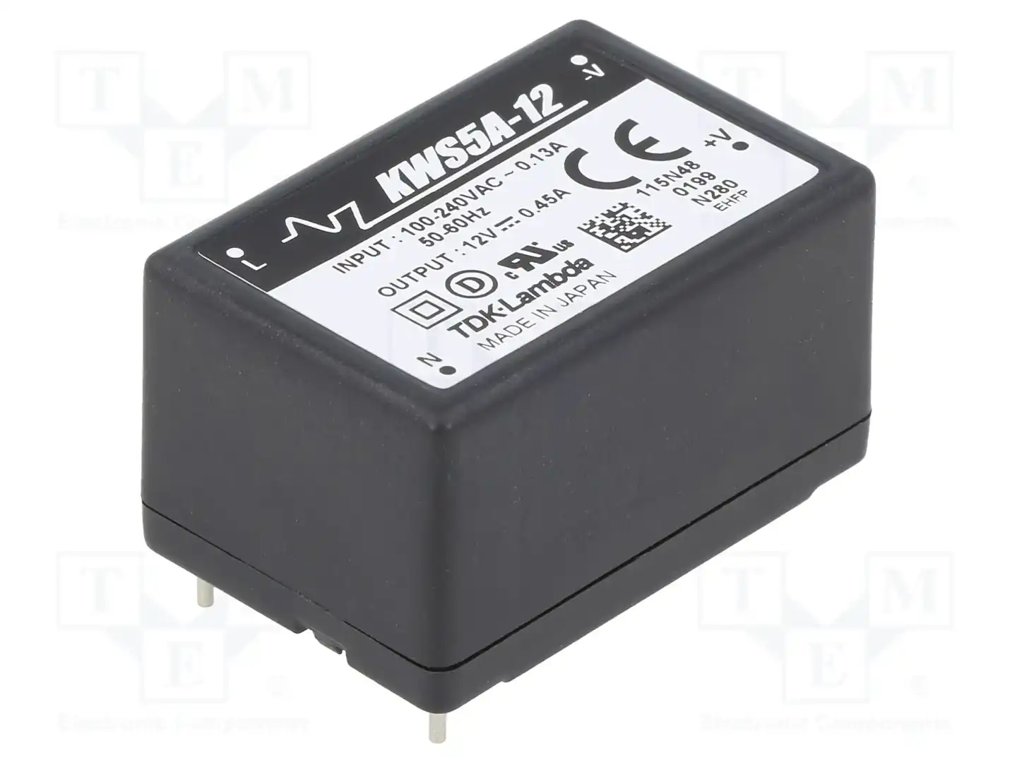 TDK-LAMBDA KWS5A-12 — Преобразователи AC/DC для PCB