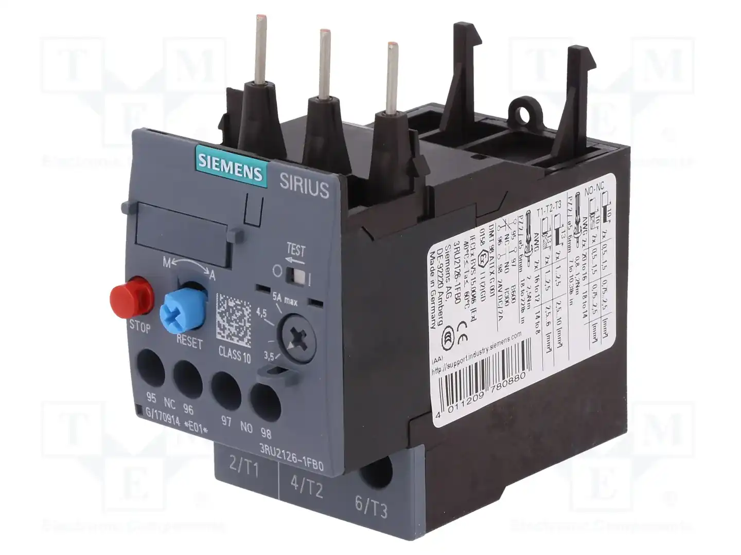 SIEMENS 3RU2126-1FB0 — Контакторы - дополнительное оборудование