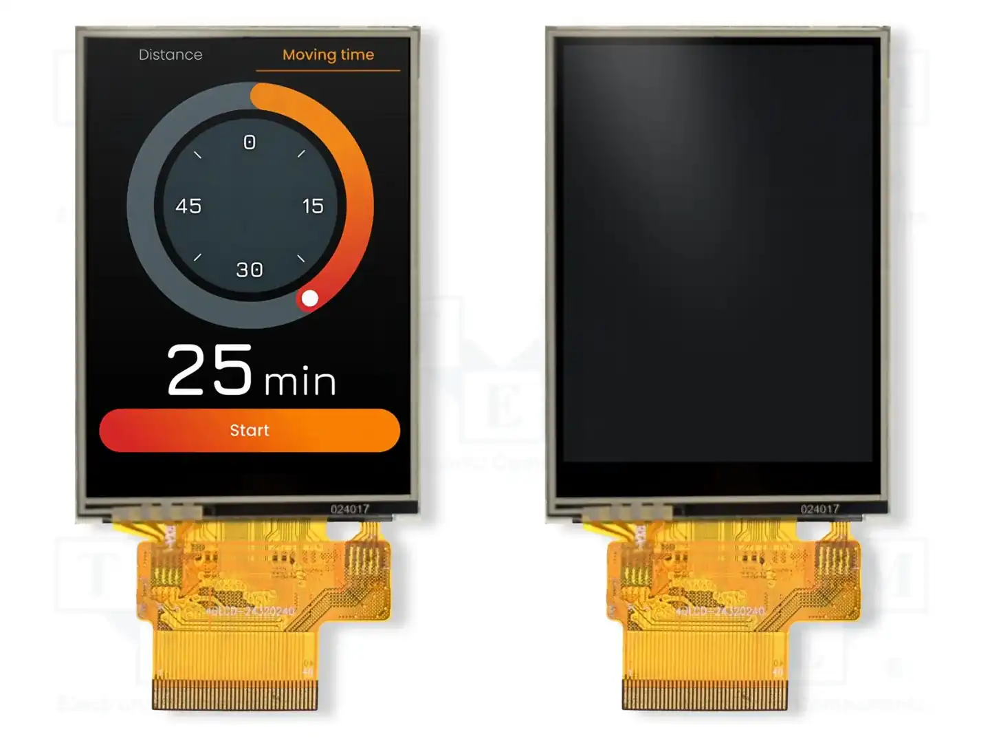4D LCD 4DLCD-24-240-320-RT-NM-165-M16/S — Дисплеи TFT