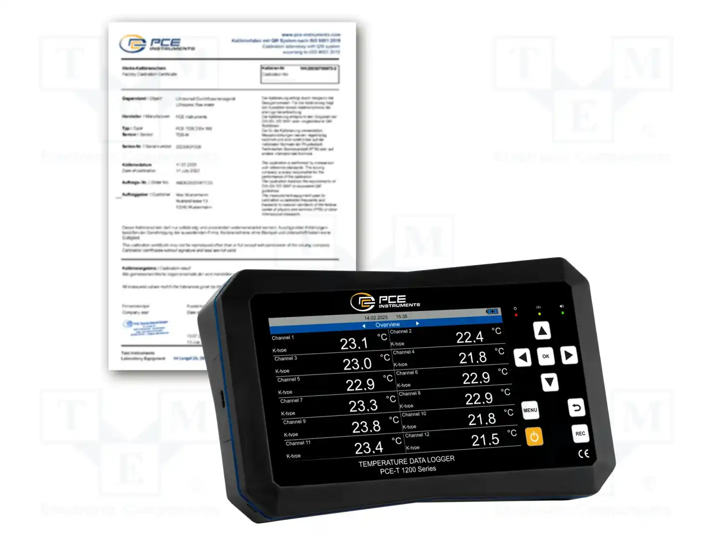 PCE INSTRUMENTS PCE-T 1220-ICA — Виброметры