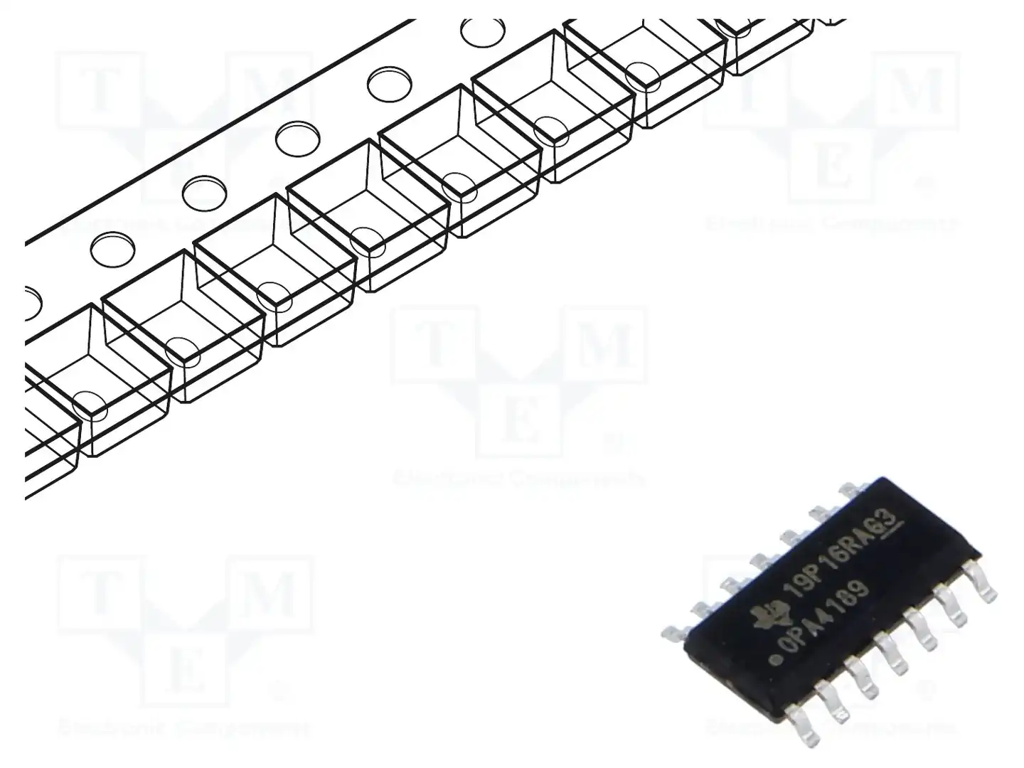 Texas Instruments OPA4189IDT — Операционные усилители SMD