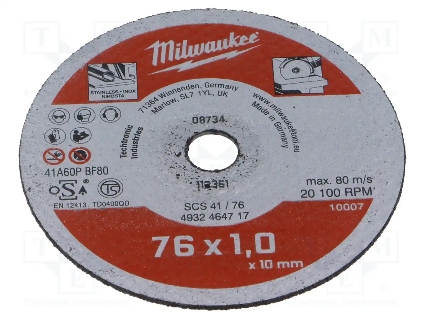 Milwaukee 4932464717 — Диски для резки и шлифовки