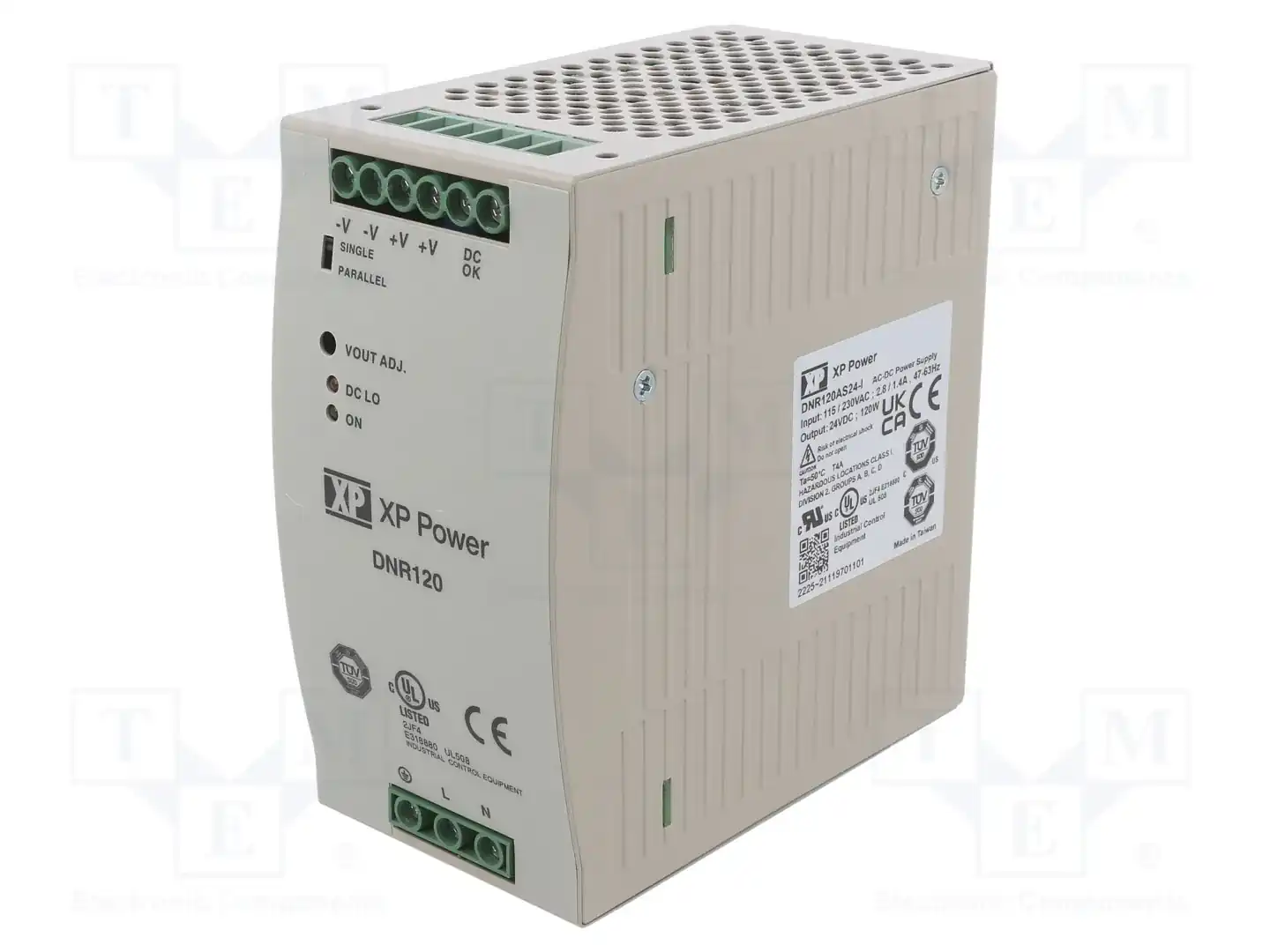 XP POWER DNR120AS24-I — Блоки питания на DIN-рейку