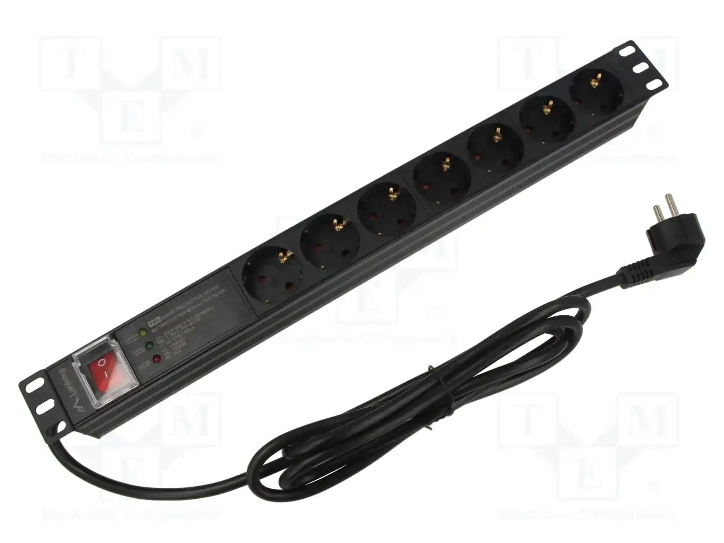 LANBERG PDU-PRO-07F-0200-BK — Планки защиты от перенапряжения