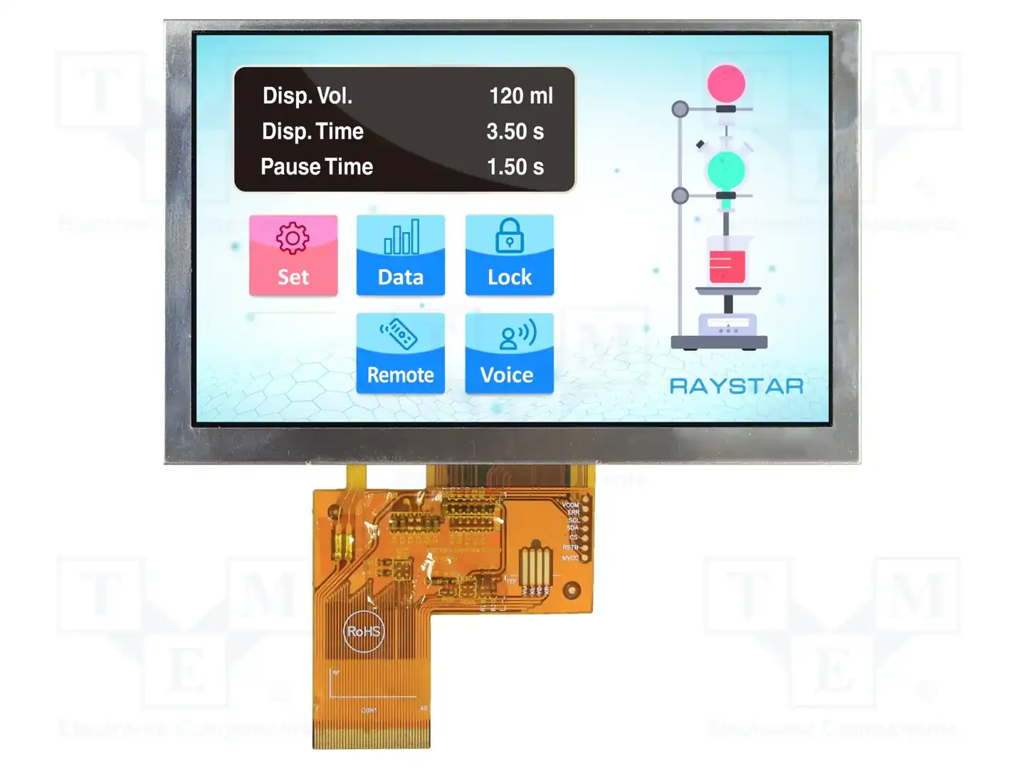 RAYSTAR OPTRONICS RFF500F-AWW-DNN — Дисплеи TFT