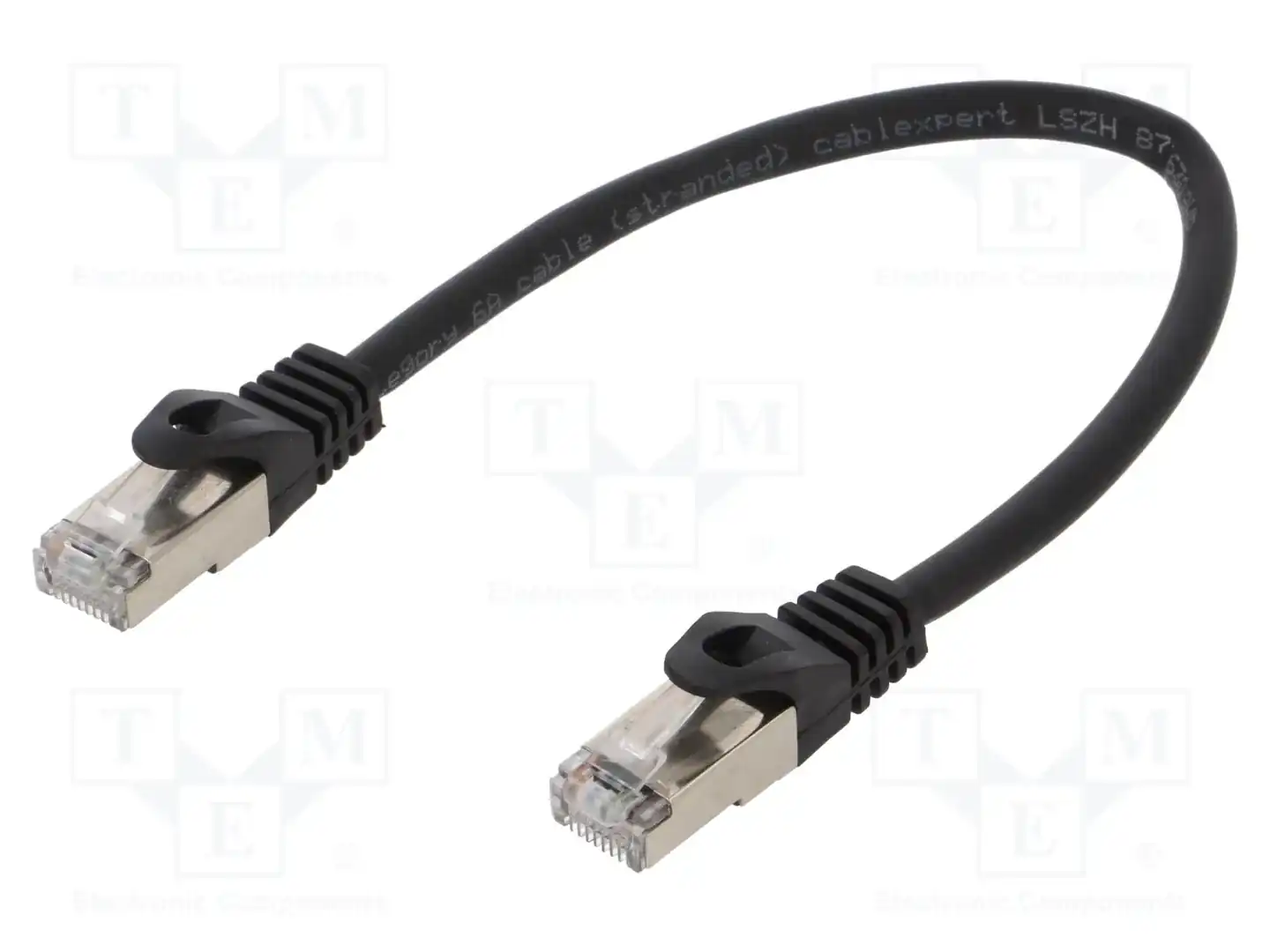 GEMBIRD PP6A-LSZHCU-BK-0.25M — Кабели и адаптеры RJ45